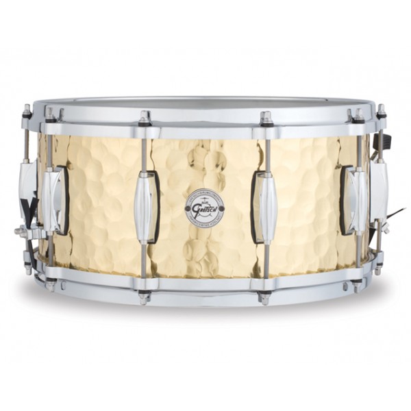 Gretsch S1-6514-BRH Hammered Brass 14''x6.5'' Snare Drum 